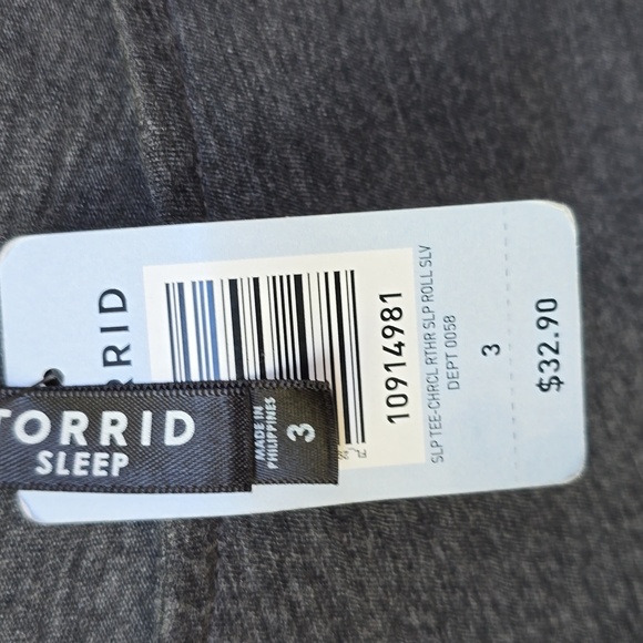 TORRID Top “I’d Rather Be Sleeping” graphic  tee sleep 3x NEW NWT - Picture 4 of 6